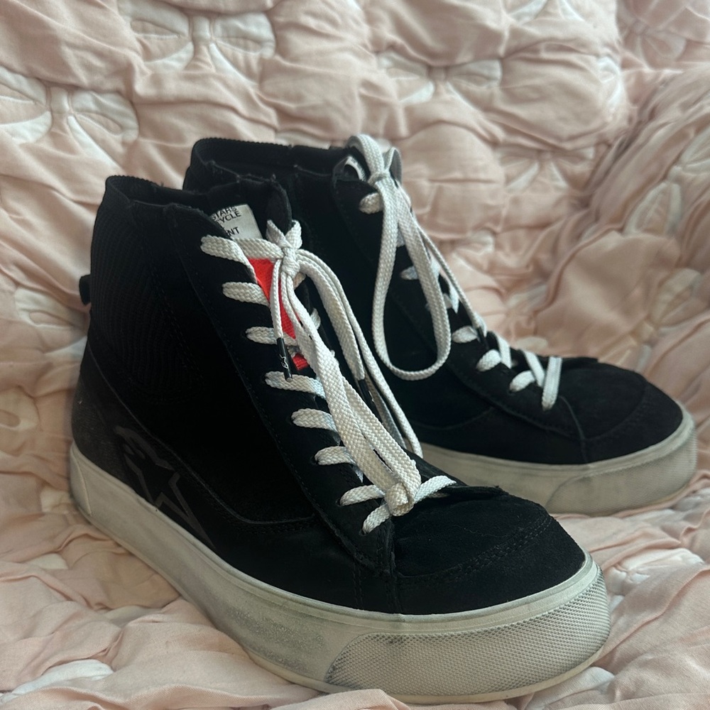 Black Alpinestars High-Top Sneakers - Picture 4 of 6